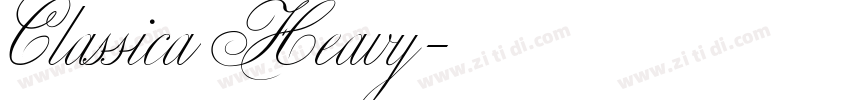 Classica Heavy字体转换